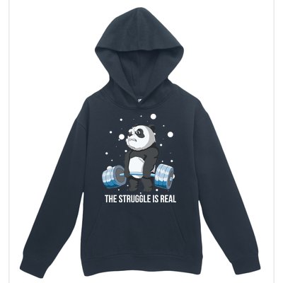 The Struggle Is Real Panda Urban Pullover Hoodie