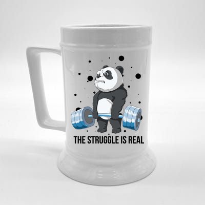 The Struggle Is Real Panda Beer Stein