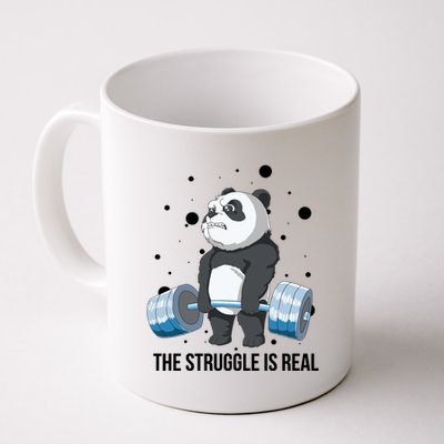 The Struggle Is Real Panda Coffee Mug