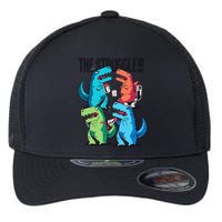 The Struggle Is Real T-Rex Problems Flexfit Unipanel Trucker Cap
