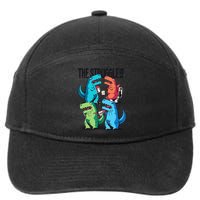 The Struggle Is Real T-Rex Problems 7-Panel Snapback Hat