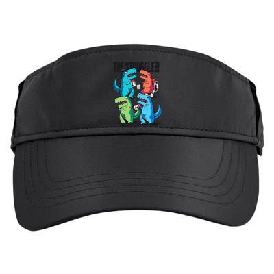 The Struggle Is Real T-Rex Problems Adult Drive Performance Visor