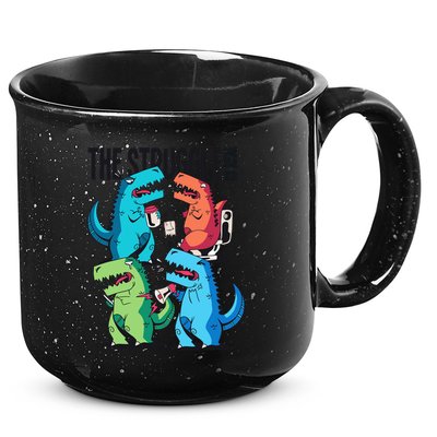 The Struggle Is Real T-Rex Problems 15oz Campfire Ceramic Mug