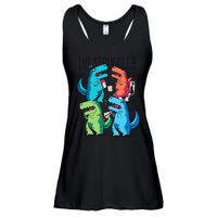 The Struggle Is Real T-Rex Problems Ladies Essential Flowy Tank