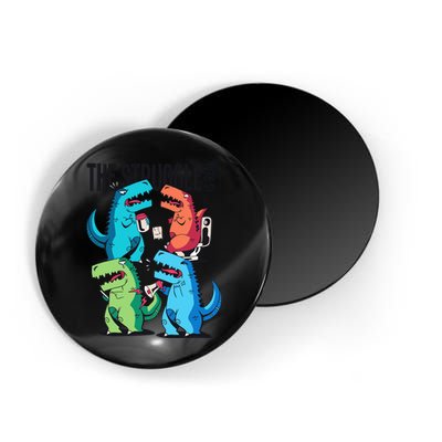 The Struggle Is Real T-Rex Problems Magnet