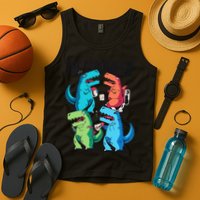The Struggle Is Real T-Rex Problems Tank Top