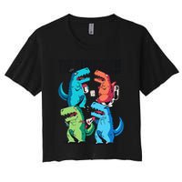 The Struggle Is Real T-Rex Problems Crop Top