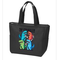 The Struggle Is Real T-Rex Problems Zip Tote Bag