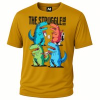 The Struggle Is Real T-Rex Problems Performance Shirt