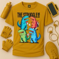 The Struggle Is Real T-Rex Problems Performance Shirt