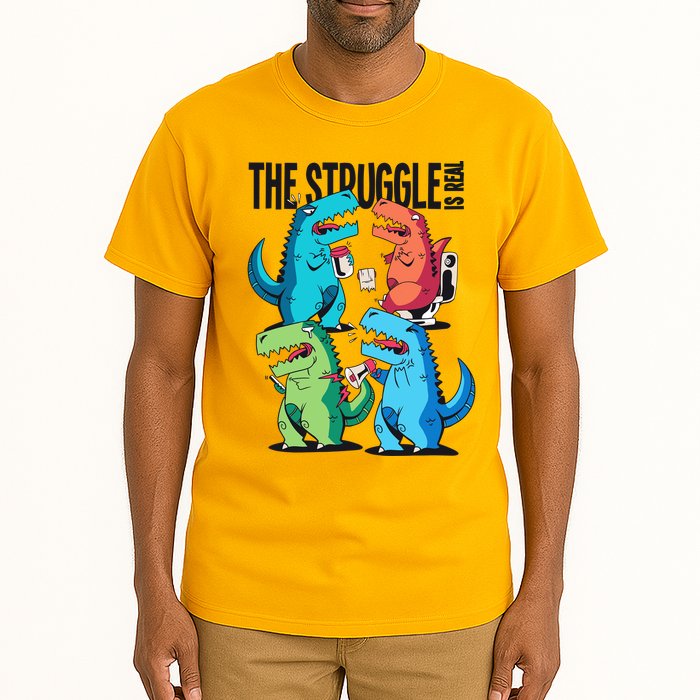 The Struggle Is Real T-Rex Problems Tall T-Shirt
