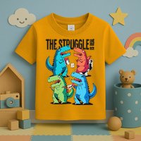 The Struggle Is Real T-Rex Problems Toddler T-Shirt