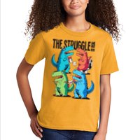 The Struggle Is Real T-Rex Problems Kids T-Shirt
