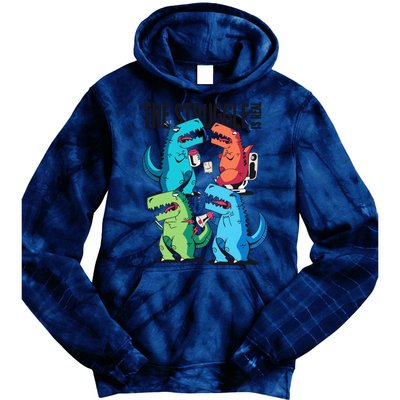 The Struggle Is Real T-Rex Problems Tie Dye Hoodie