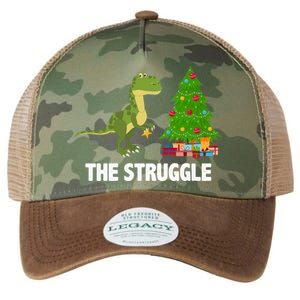 The Struggle T-rex Christmas Tree Legacy Tie Dye Trucker Hat