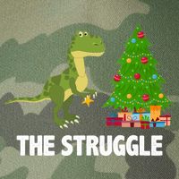 The Struggle T-rex Christmas Tree Legacy Tie Dye Trucker Hat