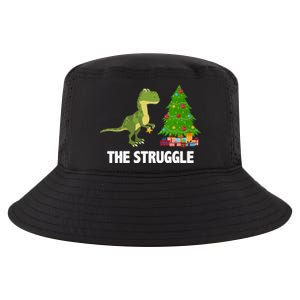 The Struggle T-rex Christmas Tree Cool Comfort Performance Bucket Hat