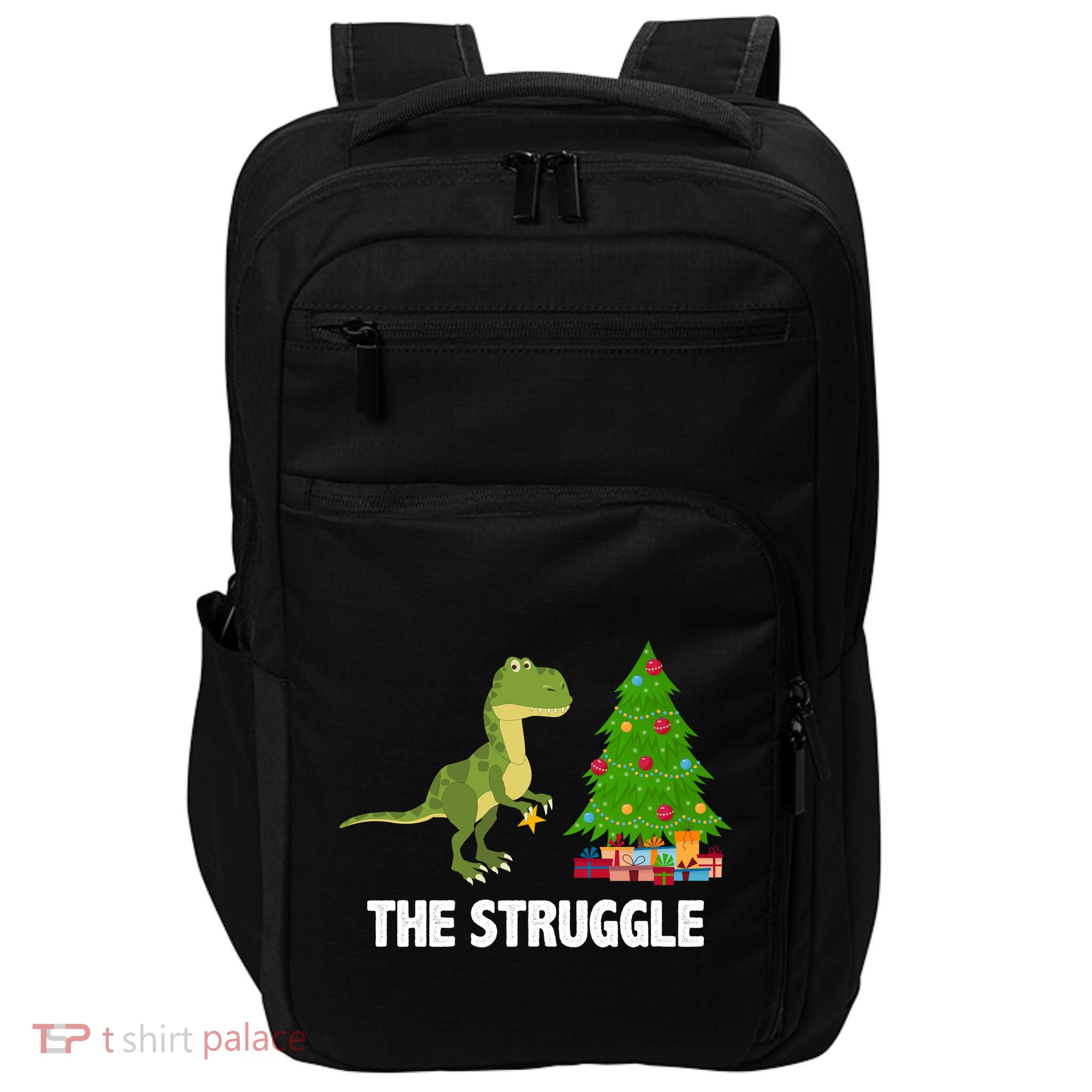 The Struggle T-rex Christmas Tree Impact Tech Backpack