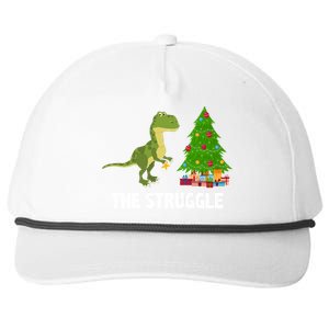 The Struggle T-rex Christmas Tree Snapback Five-Panel Rope Hat