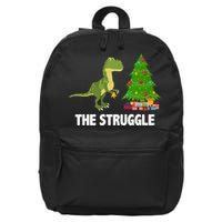 The Struggle T-rex Christmas Tree 16 in Basic Backpack