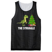 The Struggle T-rex Christmas Tree Mesh Reversible Basketball Jersey Tank