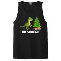 The Struggle T-rex Christmas Tree PosiCharge Competitor Tank