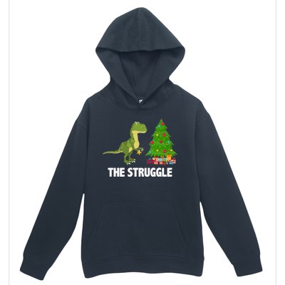 The Struggle T-rex Christmas Tree Urban Pullover Hoodie