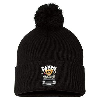 The Sugar Daddy Pom Pom 12in Knit Beanie