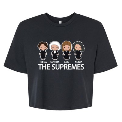 The Supremes Court Justice Judges Bella+Canvas Jersey Crop Tee