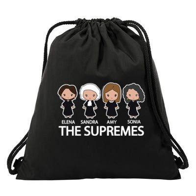 The Supremes Court Justice Judges Drawstring Bag