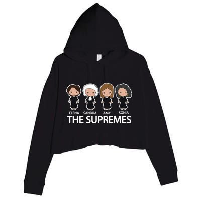 The Supremes Court Justice Judges Crop Fleece Hoodie