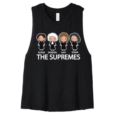 The Supremes Court Justice Judges Women's Racerback Cropped Tank