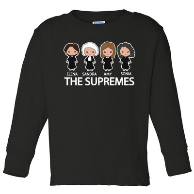 The Supremes Court Justice Judges Toddler Long Sleeve Shirt