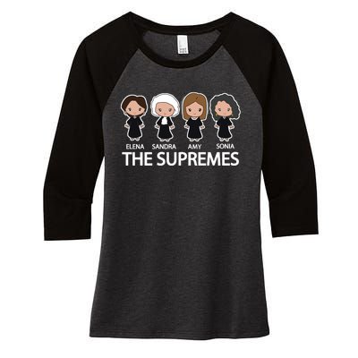 The Supremes Court Justice Judges Women's Tri-Blend 3/4-Sleeve Raglan Shirt