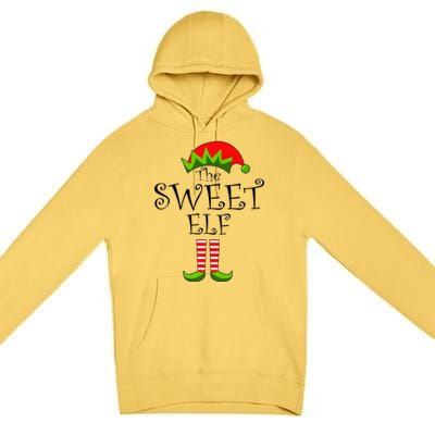 The Sweet Elf Funny Family Matching Christmas Premium Pullover Hoodie