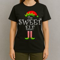 The Sweet Elf Funny Family Matching Christmas T-Shirt
