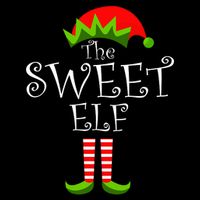 The Sweet Elf Funny Family Matching Christmas Button