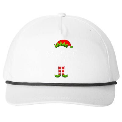 The Sweet Elf Funny Family Matching Christmas Snapback Five-Panel Rope Hat