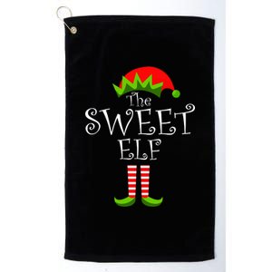 The Sweet Elf Funny Family Matching Christmas Platinum Collection Golf Towel