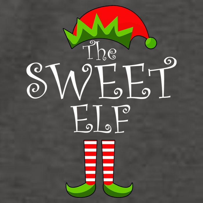 The Sweet Elf Funny Family Matching Christmas Vector Backpack