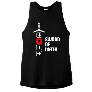 The Sword of Math Ladies PosiCharge Tri-Blend Wicking Tank