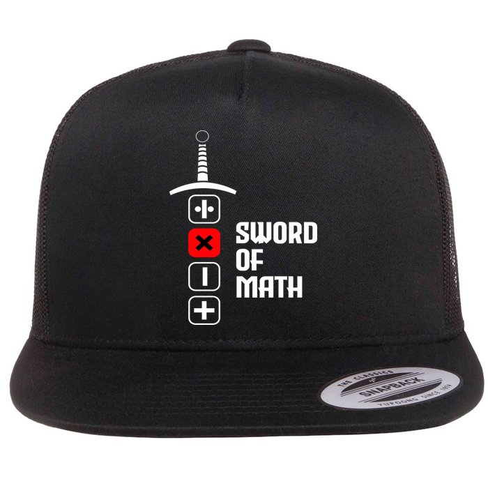 The Sword of Math Flat Bill Trucker Hat