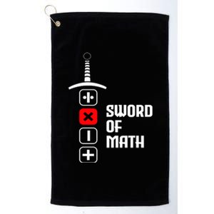 The Sword of Math Platinum Collection Golf Towel