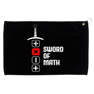The Sword of Math Grommeted Golf Towel