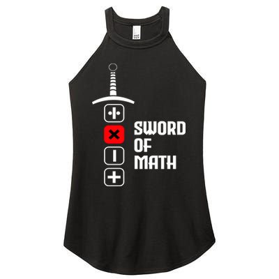 The Sword of Math Women's Perfect Tri Rocker Tank
