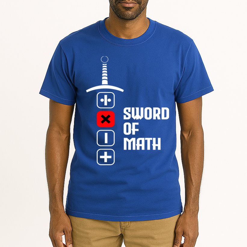The Sword of Math Tall T-Shirt