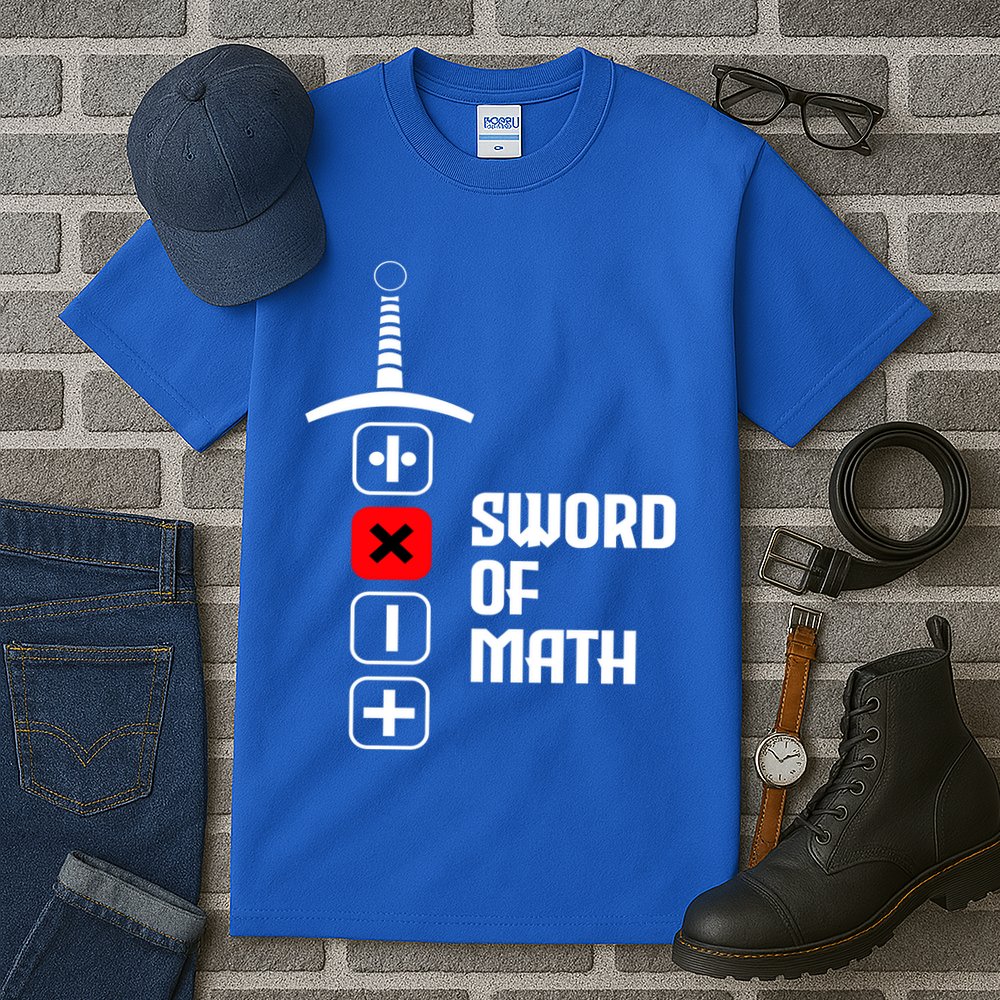 The Sword of Math Tall T-Shirt