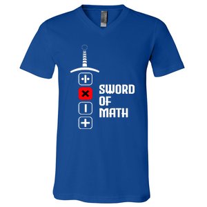 The Sword of Math V-Neck T-Shirt