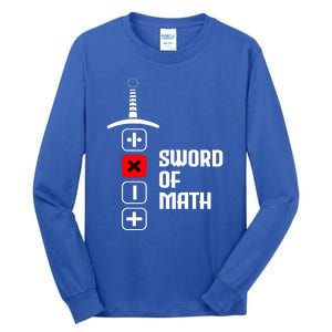 The Sword of Math Tall Long Sleeve T-Shirt