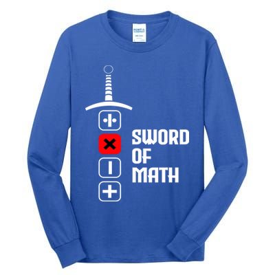 The Sword of Math Tall Long Sleeve T-Shirt